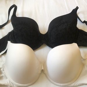 Two Victoria Secret 34DD bras